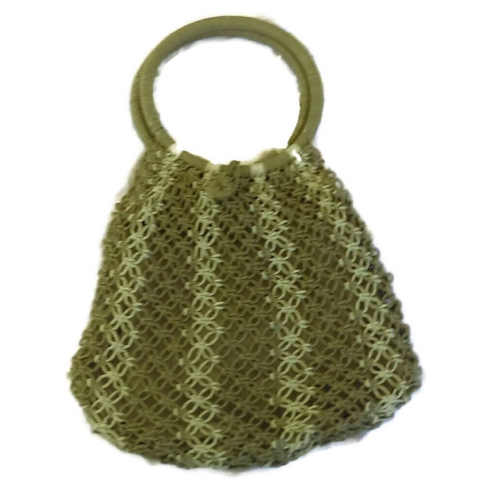 Vintage 90s Hobo Slouch Ring Handle Bag